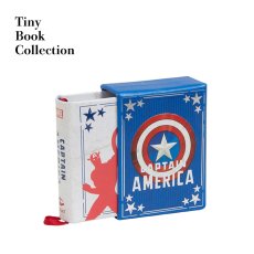 画像1: 【 Books 】Tiny Book Collection キャプテン・アメリカ　Captain America　ミニチュア  タイニーブック　５x４cm　ミニ絵本　MARVEL (1)