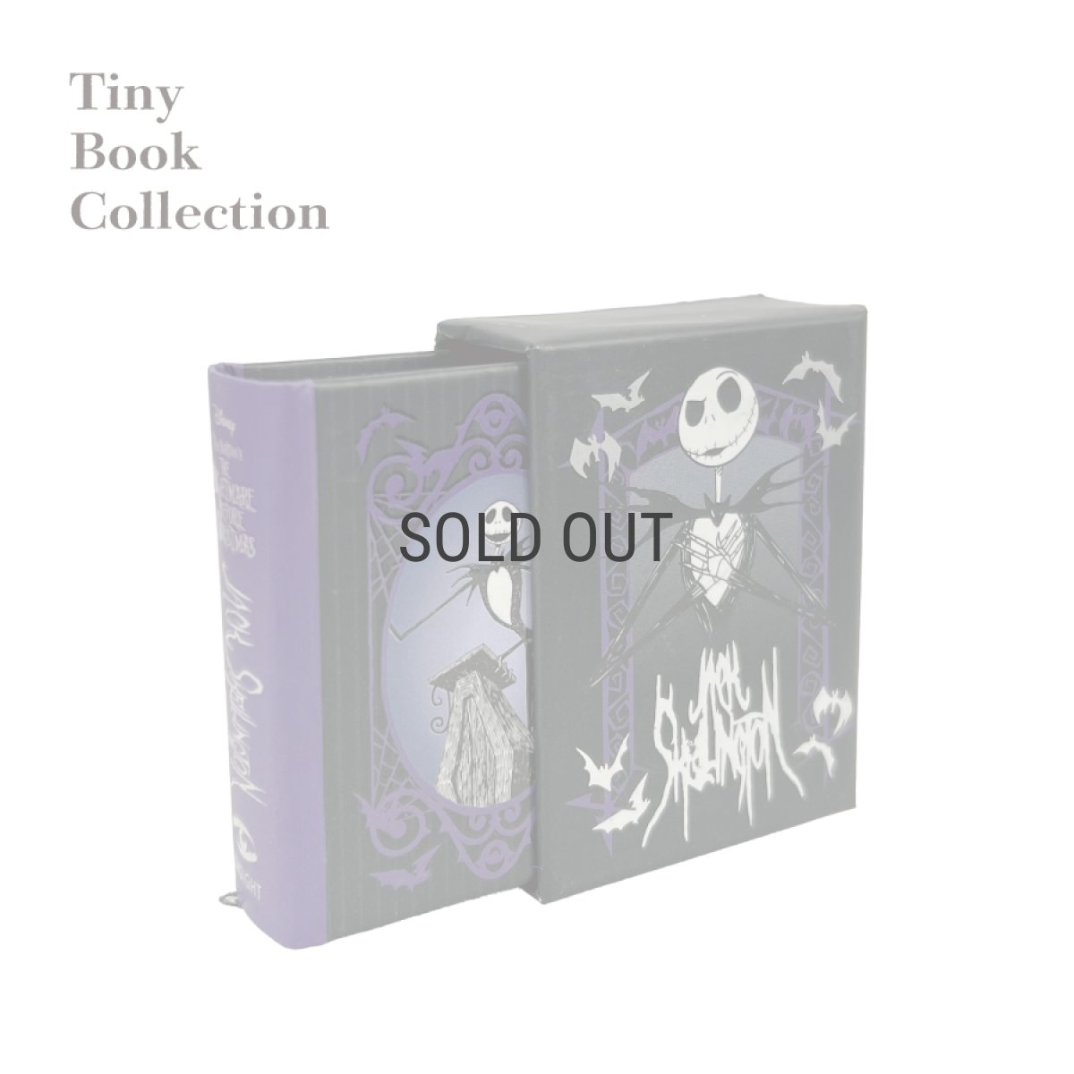 画像1: ネコポス対応【 Books 】Tiny Book ジャック スケリントン Nightmare before christmas Jack Skellington　ミニチュア タイニーブック　５x４cm　ミニ絵本 洋書　英語 Disny (1)