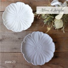 画像1: 【Bleu d’Argile】  ブルーダルジール　ディナープレート　φ２３　Plate23　フランス　食器　陶器　ブルーダルジル (1)