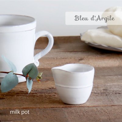 画像2: 【Bleu d’Argile】  ブルーダルジール　デザートプレート　φ１９　Plate19フランス　食器　陶器　ブルーダルジル