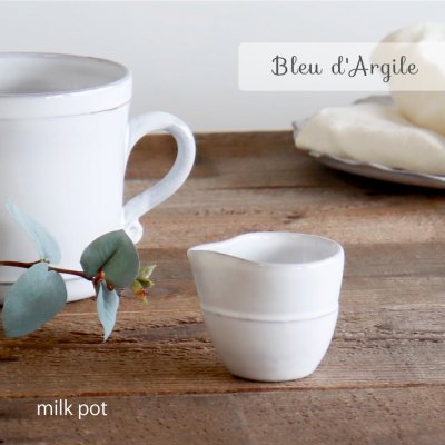 画像2: 【Bleu d’Argile】 ブルーダルジール　スモールピッチャー　フランス　食器　陶器　ブルーダルジル　Small Pitcher　Jug