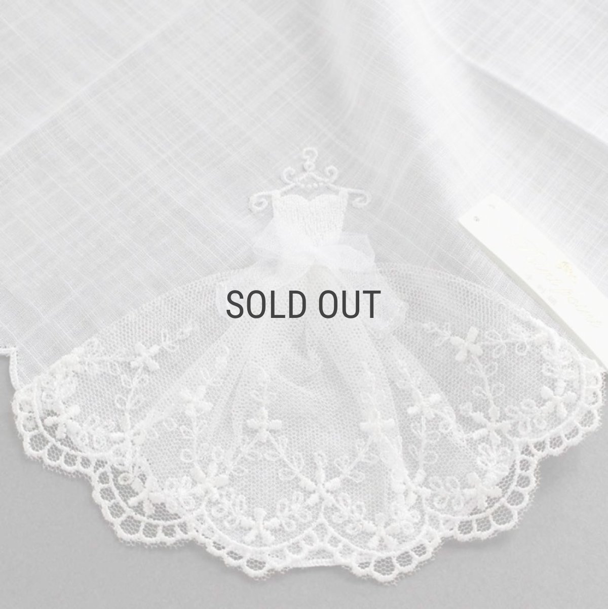 画像6: 【 Point point 】ポワンポワン　刺繍ハンカチ　ウェディング　ドレス　Wedding Dress (6)