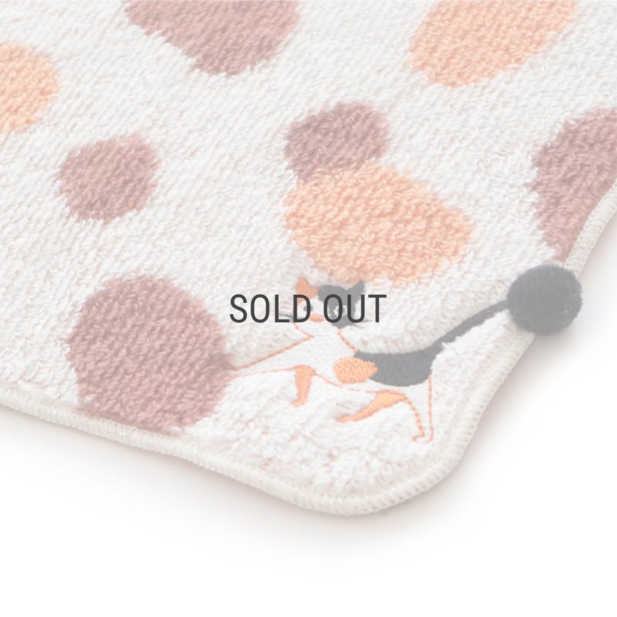 画像7: 【bloomie’s】タオルハンカチ　20×20cm　ポンポン付き　ふわふわ　ねこ　うさぎ　子鹿　日本製　ブルーミーズ (7)