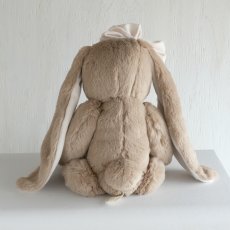 画像11: 【Bukowski】ウサギのガブリエル　Gabrielle　40cm 　頭にリボン　ブラウン　スウェーデンのぬいぐるみ　ソフトトイ　ブコウスキー　結婚式 (11)