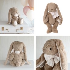 画像5: 【Bukowski】ウサギのパトリック　Patrick　40cm 　首にリボン　ブラウン　スウェーデンのぬいぐるみ　ソフトトイ　ブコウスキー　誕生日　 (5)