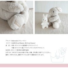画像9: 【Bukowski】ウサギの親子　サニー＆ママ　Sunny & Mama  35cm  スウェーデンのぬいぐるみ　ソフトトイ　ブコウスキー　誕生日　 (9)
