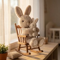 画像2: 【Bukowski】ウサギの親子　サニー＆ママ　Sunny & Mama  35cm  スウェーデンのぬいぐるみ　ソフトトイ　ブコウスキー　誕生日　 (2)