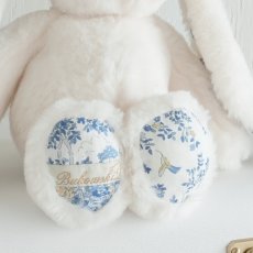 画像12: 【Bukowski】ウサギのカニーナ フローラル　Frendly Kanina Floral  フローラル　ブルー＆ホワイト 30cm 　スウェーデンのぬいぐるみ　ソフトトイ　ブコウスキー　誕生日　 (12)