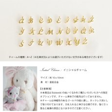 画像3: 【Bukowski】イニシャルチャーム　オプション　小さな特別感を。ぬいぐるみを特別に　カスタマイズギフト (3)
