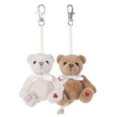 画像11: 【Bukowski】くまのアントン　レオナード　バッグチャーム　Lovely Anton & Leonard 10cm 　スウェーデンのぬいぐるみ　ブコウスキー　キーホルダー　ハートの刺繍 (11)
