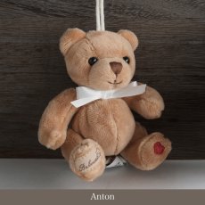画像7: 【Bukowski】くまのアントン　レオナード　バッグチャーム　Lovely Anton & Leonard 10cm 　スウェーデンのぬいぐるみ　ブコウスキー　キーホルダー　ハートの刺繍 (7)