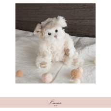 画像4: 【Bukowski】くまのリトル エマ　Little Emma　25cm 　スウェーデンのぬいぐるみ　ブコウスキー　出産祝い　誕生日　結婚式ウエルカムドール (4)