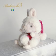 画像1: 【Bukowski】ベビーラビット　クリスマス　カニニ　Baby Kanini Xmas　15cm 　スウェーデンのぬいぐるみ　うさぎ　ソフトトイ　ブコウスキー　サンタハット (1)