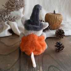 画像24: 【Bukowski】Halloween Mousy 　ねずみのハロウィン　約18cm 　(Witch・Pumpkin)　スウェーデンのぬいぐるみ　ソフトトイ　ブコウスキー　誕生日　 (24)