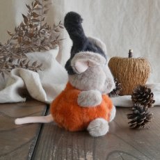 画像23: 【Bukowski】Halloween Mousy 　ねずみのハロウィン　約18cm 　(Witch・Pumpkin)　スウェーデンのぬいぐるみ　ソフトトイ　ブコウスキー　誕生日　 (23)