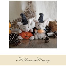 画像4: 【Bukowski】Halloween Mousy 　ねずみのハロウィン　約18cm 　(Witch・Pumpkin)　スウェーデンのぬいぐるみ　ソフトトイ　ブコウスキー　誕生日　 (4)