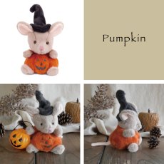 画像7: 【Bukowski】Halloween Mousy 　ねずみのハロウィン　約18cm 　(Witch・Pumpkin)　スウェーデンのぬいぐるみ　ソフトトイ　ブコウスキー　誕生日　 (7)