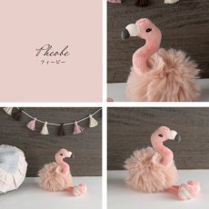 画像5: 【Bukowski】ピンクのフラミンゴ　フィービー　Pheobe　20cm 　バッグチャーム　スウェーデンのぬいぐるみ　ブコウスキー　キーホルダー　アクセサリー　誕生日　 (5)