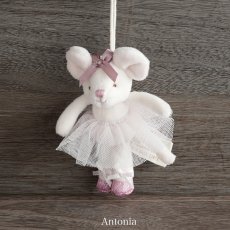 画像11: 【Bukowski】猫のバレリーナ　ネズミのバレリーナ　アルバティーナ　アントニア　Albertina Antonia    　バッグチャーム　10cm 　スウェーデンのぬいぐるみ　ブコウスキー　キーホルダー (11)