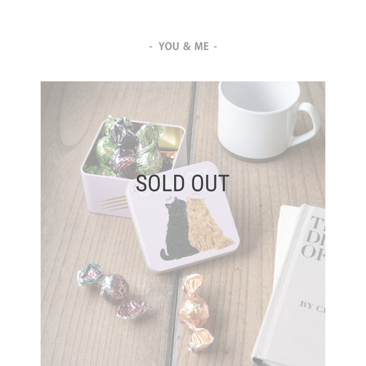 画像3: 【クール便】【CACAOCAT】 I love CACAOCAT缶　6個入り　YOU＆ME チョコレート (ダーク、ミルク、ホワイト、ストロベリー、抹茶、ヘーゼルナッツ) (3)