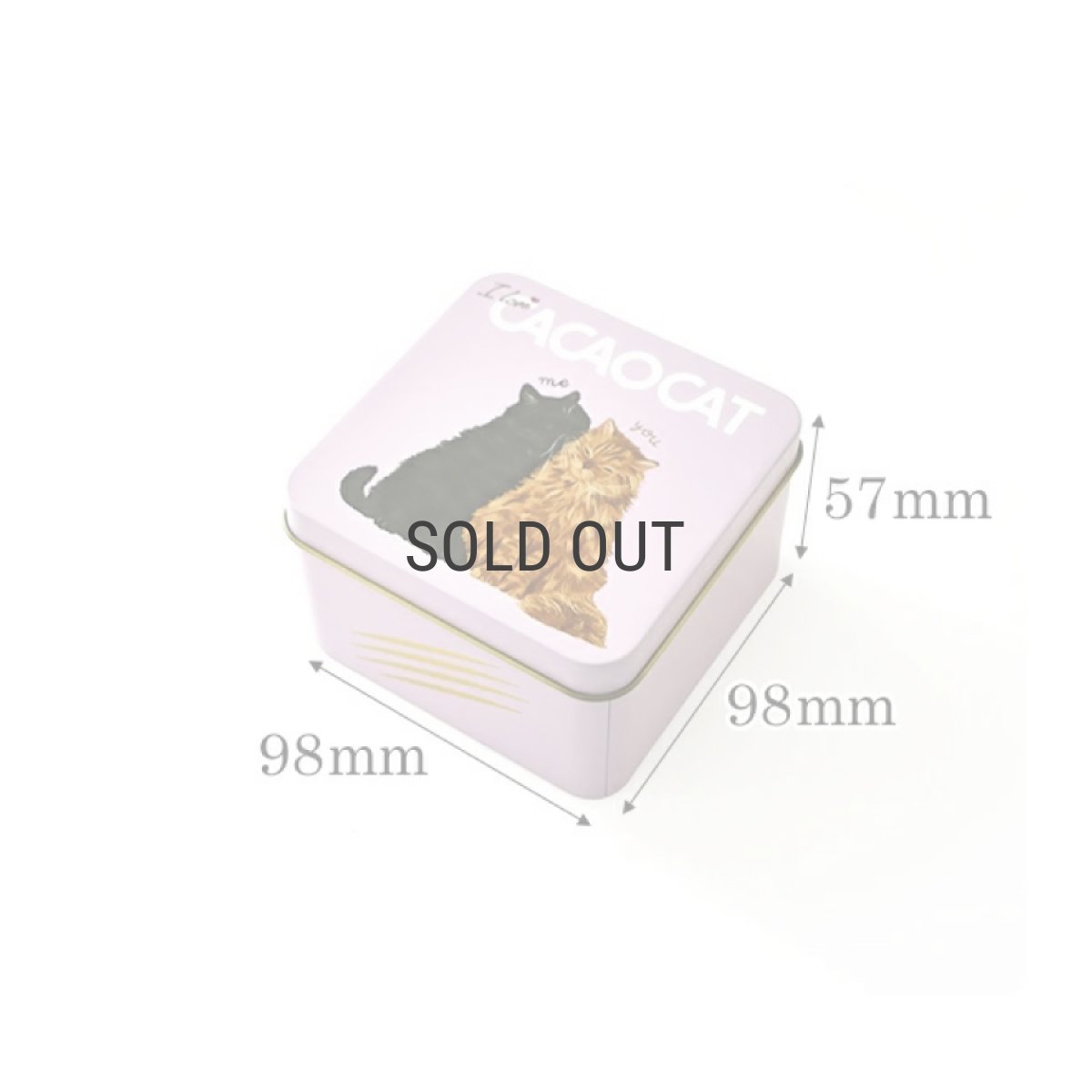 画像7: 【クール便】【CACAOCAT】 I love CACAOCAT缶　6個入り　YOU＆ME チョコレート (ダーク、ミルク、ホワイト、ストロベリー、抹茶、ヘーゼルナッツ) (7)