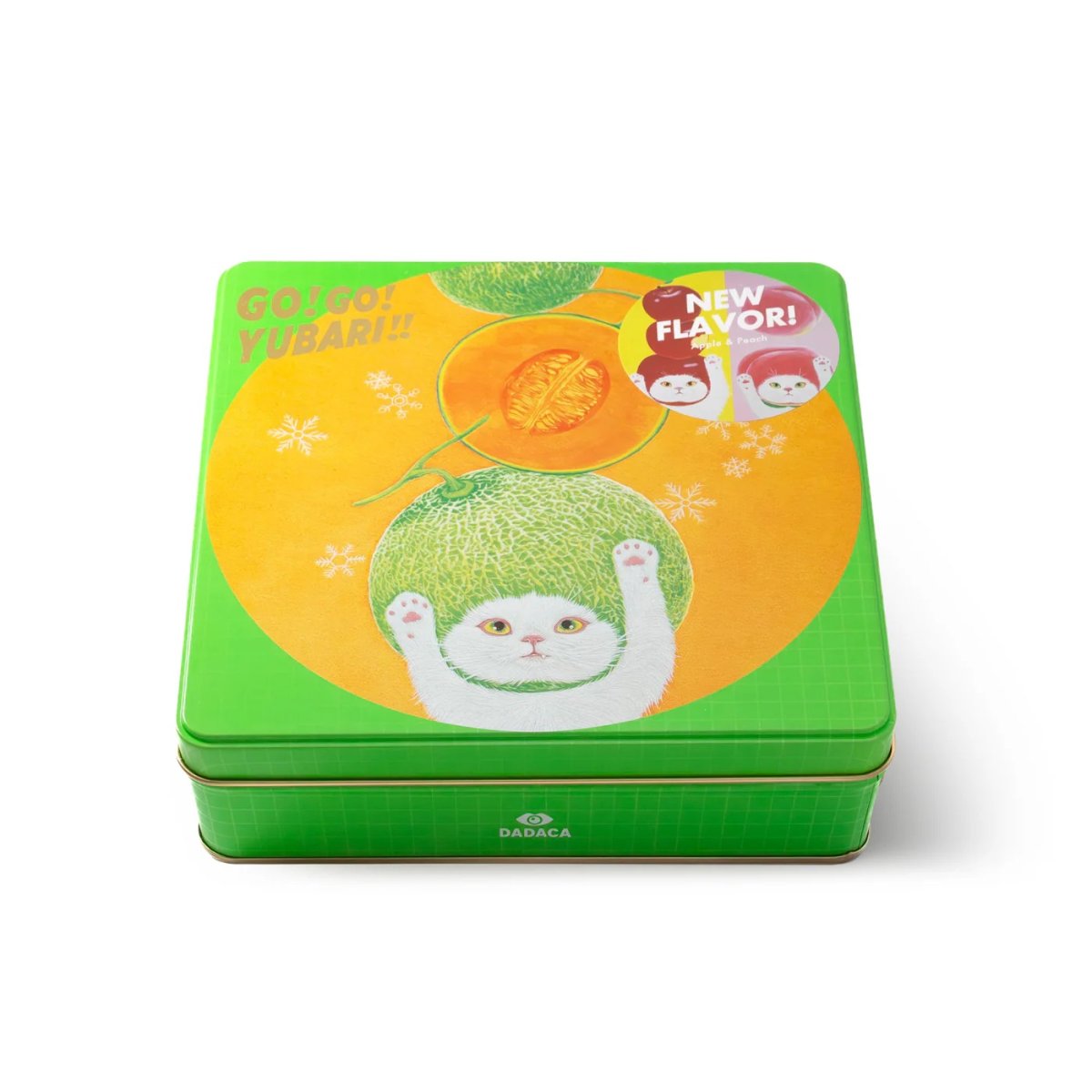 画像6: 【DADACAT】GO! GO! JAPAN !! ゼリー缶 4個入り （夕張メロンx２　白桃　りんご）　日本画家の伊藤清子デザイン　Made in Japan  (6)