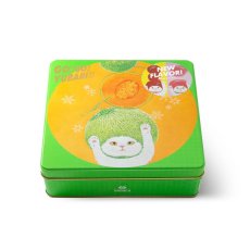 画像6: 【DADACAT】GO! GO! JAPAN !! ゼリー缶 4個入り （夕張メロンx２　白桃　りんご）　日本画家の伊藤清子デザイン　Made in Japan  (6)