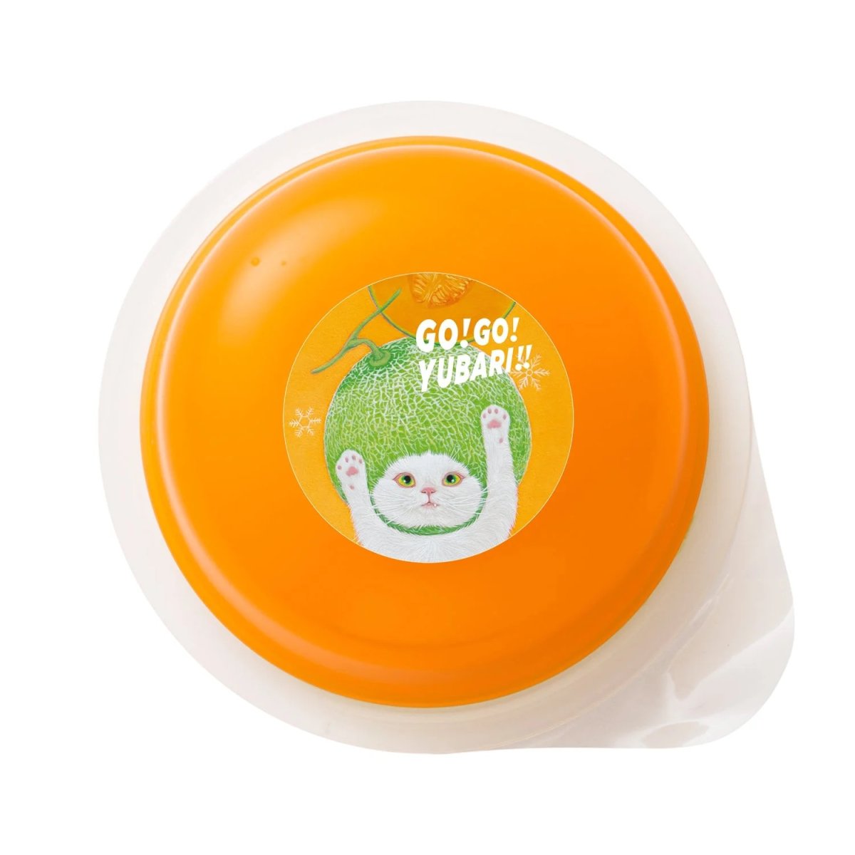 画像9: 【DADACAT】GO! GO! JAPAN !! ゼリー缶 4個入り （夕張メロンx２　白桃　りんご）　日本画家の伊藤清子デザイン　Made in Japan  (9)