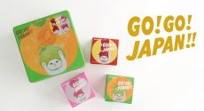 画像11: 【DADACAT】GO! GO! JAPAN !! ゼリー缶 4個入り （夕張メロンx２　白桃　りんご）　日本画家の伊藤清子デザイン　Made in Japan  (11)