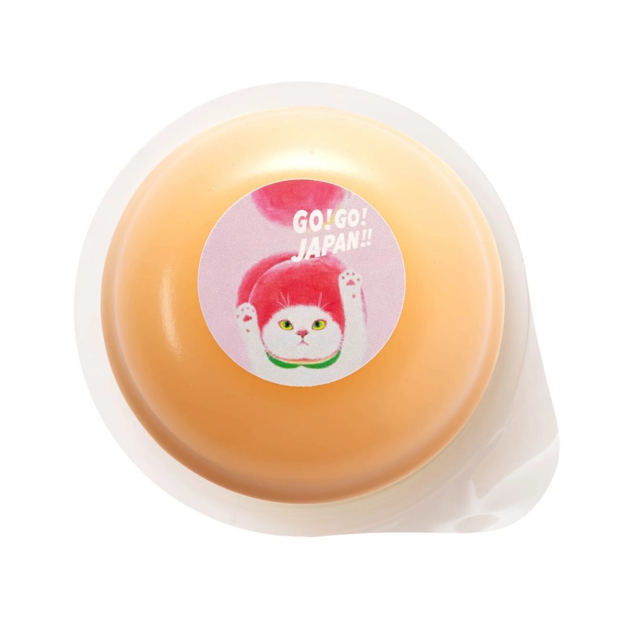 画像8: 【DADACAT】GO! GO! JAPAN !! ゼリー缶 4個入り （夕張メロンx２　白桃　りんご）　日本画家の伊藤清子デザイン　Made in Japan  (8)