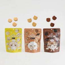 画像1: 【CACAOCAT】 こねこのこねこねクッキー　日本製　(塩バター/黒糖くるみ /チョコレート） (1)