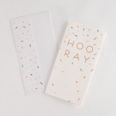 画像6: ネコポス対応【UP WITH PAPER】Hooray  "イェーイ・バルーン”　ゴールド箔押し　お祝いカード　ポップアップカード ギフト　20.3cm X 20.3cm (6)