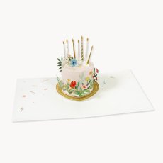 画像3: ネコポス対応【UP WITH PAPER】3D Birthday Cake  バースデーケーキ　 カード　お誕生日カード　ポップアップカード　立体カード ギフト　Design in USA (3)