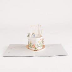 画像5: ネコポス対応【UP WITH PAPER】3D Birthday Cake  バースデーケーキ　 カード　お誕生日カード　ポップアップカード　立体カード ギフト　Design in USA (5)