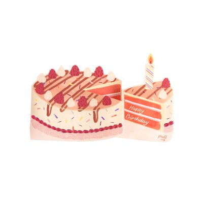 画像2: ネコポス対応【UP WITH PAPER】3D Birthday Cake  バースデーケーキ　 カード　お誕生日カード　ポップアップカード　立体カード ギフト　Design in USA