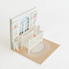 画像3: ネコポス対応【UP WITH PAPER】WELCOME BABY ウェルカムベビー　出産祝い　カード　ポップアップカード ギフト　13.5cm X 13.5cm　Design in USA (3)