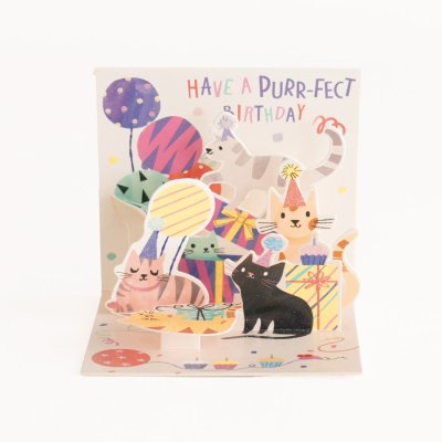 画像1: ネコポス対応【UP WITH PAPER】　3D Dinosaurs ダイナソー　バースデーカード　お誕生日カード　ポップアップカード　立体カード ギフト　7.5x7.5x7.5cm