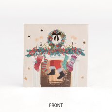 画像3: 【UP WITH PAPER】　3D Night Before Christmas　クリスマス前夜　（Merry Christmas)  クリスマスカード　ポップアップカード　立体カード ギフト　7.5x7.5x7.5cm  Design in USA　ネコポス対応 (3)