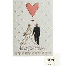 画像7: ネコポス対応【mac Classic】ウェディングカード　S　結婚祝い　メッセージカード　ヨーロッパ製　箔押し　新郎新婦 (7)