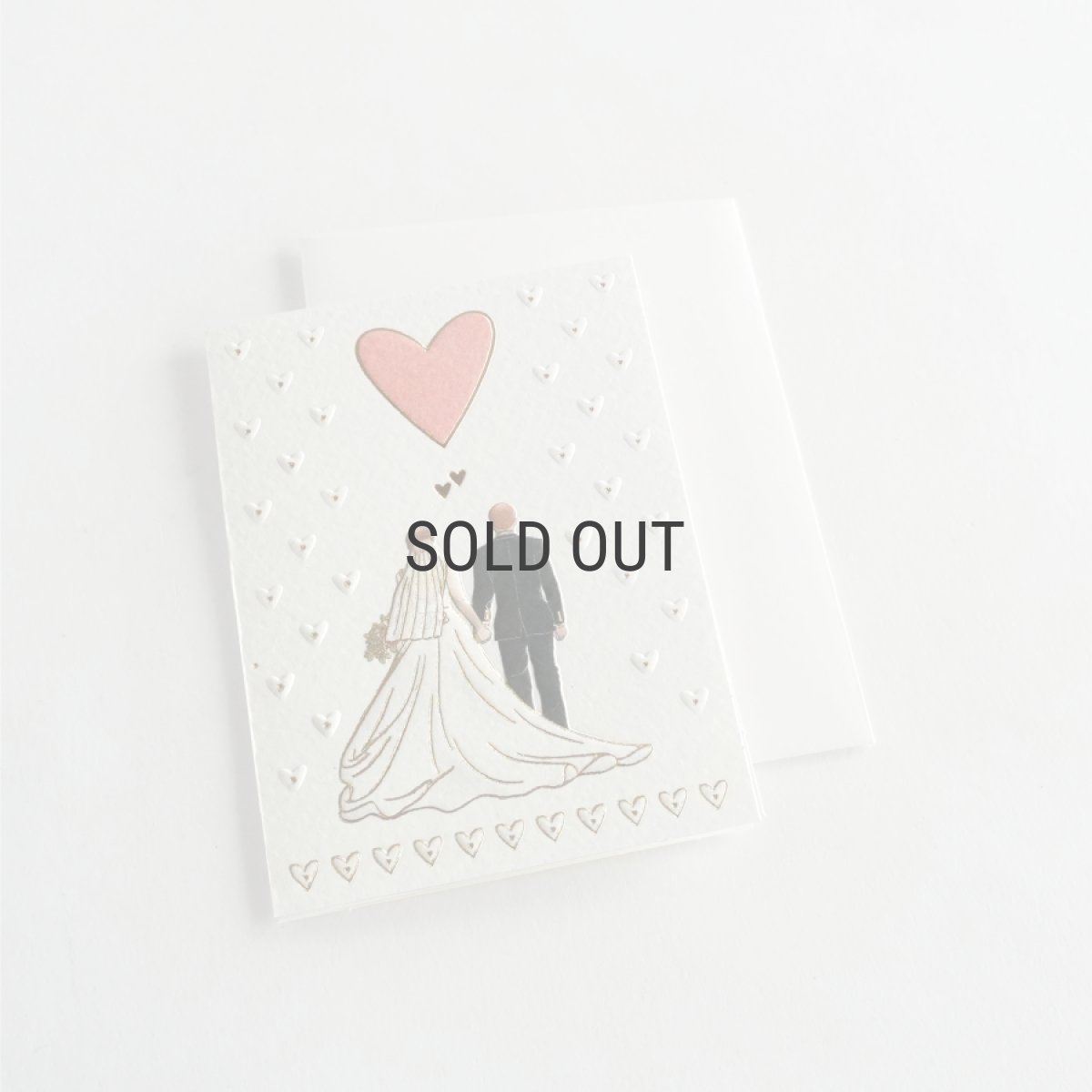 画像5: ネコポス対応【mac Classic】ウェディングカード　S　結婚祝い　メッセージカード　ヨーロッパ製　箔押し　新郎新婦 (5)