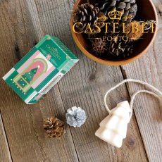 画像1: 【CASTELBEL】キャステルベル　ツリーソープ　80g 　固形石鹸　ポルトガル製　ベルガモット　パインツリー　クリスマスソープ　 (1)