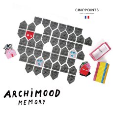 画像1: 【PLAY】ARCHIMOOD MEMORY アーキムード　メモリー　神経衰弱　サンクポワン　フランス　知育玩具　カード  Cinqpoints (1)