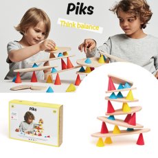 画像1: 【PLAY】piks ピクス　Small　スモールキット　フランス発のバランスゲーム　知育玩具　関心力　集中力 (1)