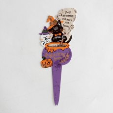 画像3: 【CORNAC】ハロウィンピック　Magic マジック　ブリキ製　ガーデンピック　インテリア オーナメント　マジック　猫 (3)
