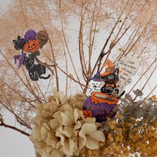 画像2: 【CORNAC】ハロウィンピック　Magic マジック　ブリキ製　ガーデンピック　インテリア オーナメント　マジック　猫 (2)