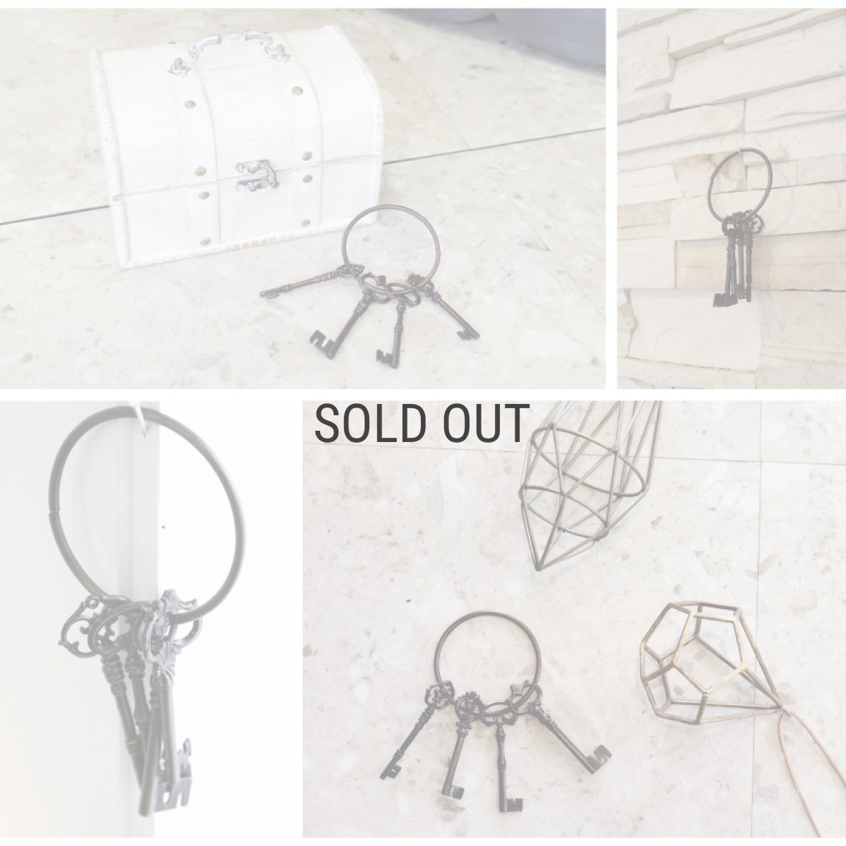 画像4: 【COVENT GARDEN】オールドキーリング　Old Key Ring  アンティーク風　コベントガーデン (4)