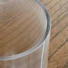 画像8: 【COVENT GARDEN】スムースシリンダーベース　H20cm  シンプル　ガラスの花瓶　コベントガーデン (8)