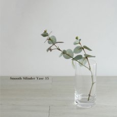 画像1: 【COVENT GARDEN】スムースシリンダーベース　H15cm  シンプル　ガラスの花瓶　コベントガーデン (1)