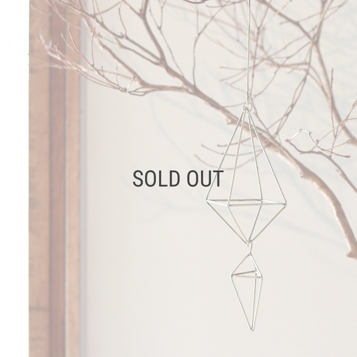 画像9: 【 Creer 】in bloom 　ダイヤオーナメント２連　ハンギング　オーナメント　インブルーム　ハンドメイド　インド製　クレエ　 (9)