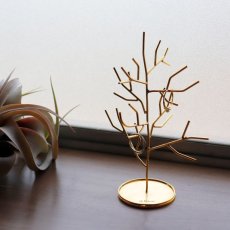 画像6: 【 Creer 】in bloom アクセサリースタンド　ツリーL　アイアン ゴールド　レトロ　ハンドメイド　インド製　クレエ　 (6)